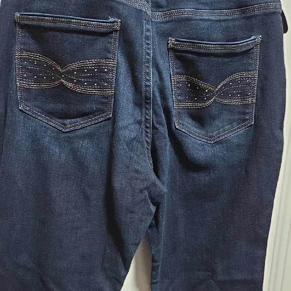 Lee Jeans Lee Women's Dark Blue Straight Leg Jeans - Picture 6 of 6